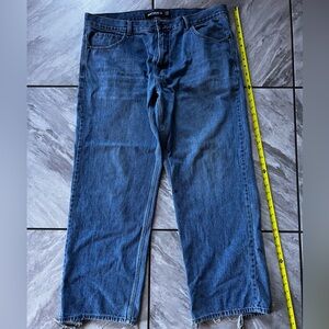 Avirex Men's Vintage Y2K Blue Jeans Baggy 40/32